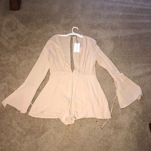 Cream Romper